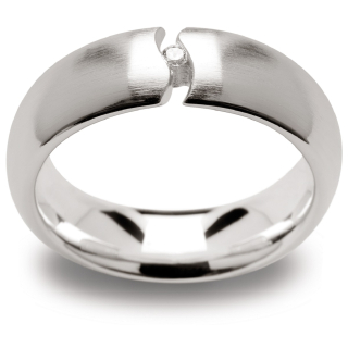 bastian inverun 1601761001 Damenring mit Brillant Silber 925/- EAN 4260261273865