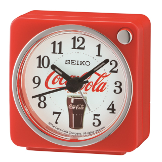 Seiko Quarz Wecker Coca Cola QHE905R