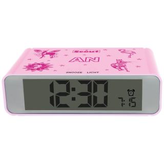 LCD-Wecker pink The Digi Clock