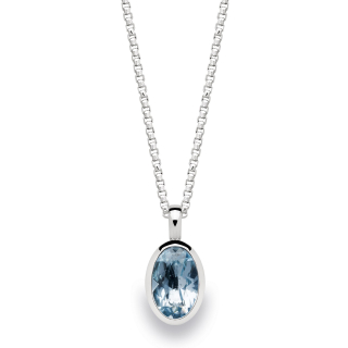 bastian inverun  Anhänger 22491 mit Blue Topas Silber 925/- EAN 4260656181577