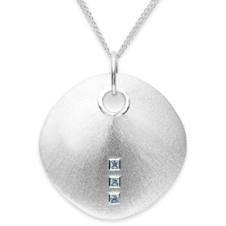 bastian inverun 39481 Anhänger mit Blue Topas Silber 925/- EAN 4260699791740