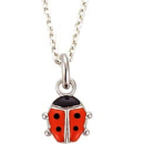 Scout Kette mit Anhänger Marienkäfer Silber 925/- rhodiniert EAN 4026687113808