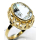 Aquamarin-Ring Gold 585/- (14Kt.) Kö-090812-7
