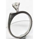 Brillant Ring Weißgold 750/- (18Kt.) Hö-260723 Brillant 0,51ct. tw/vsi