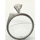 Brillant Ring Weißgold 750/- (18Kt.) Hö-260723 Brillant 0,51ct. tw/vsi
